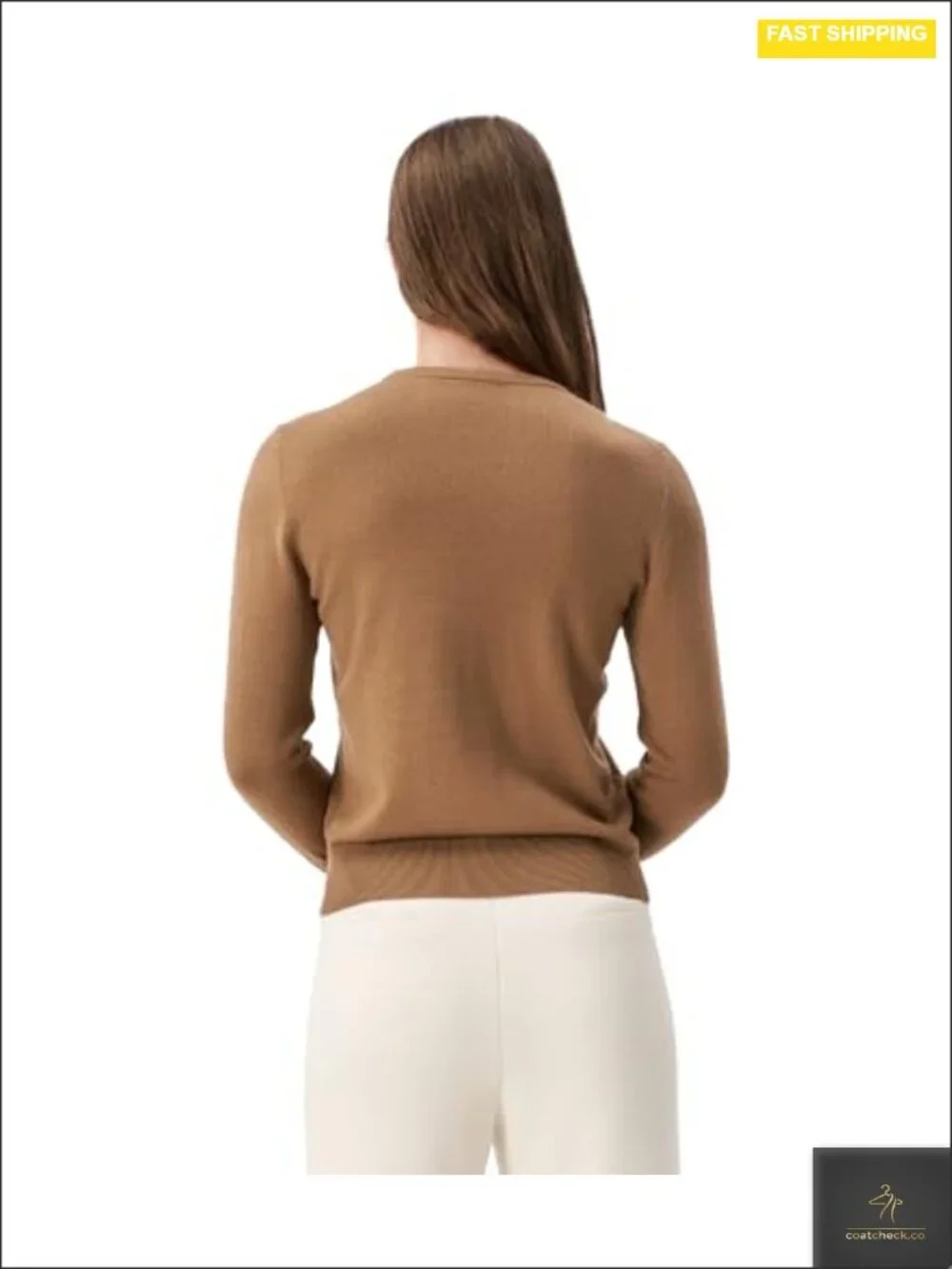 Women's Long Sleeve Crewneck Lightweight Casual Pullover Sweater